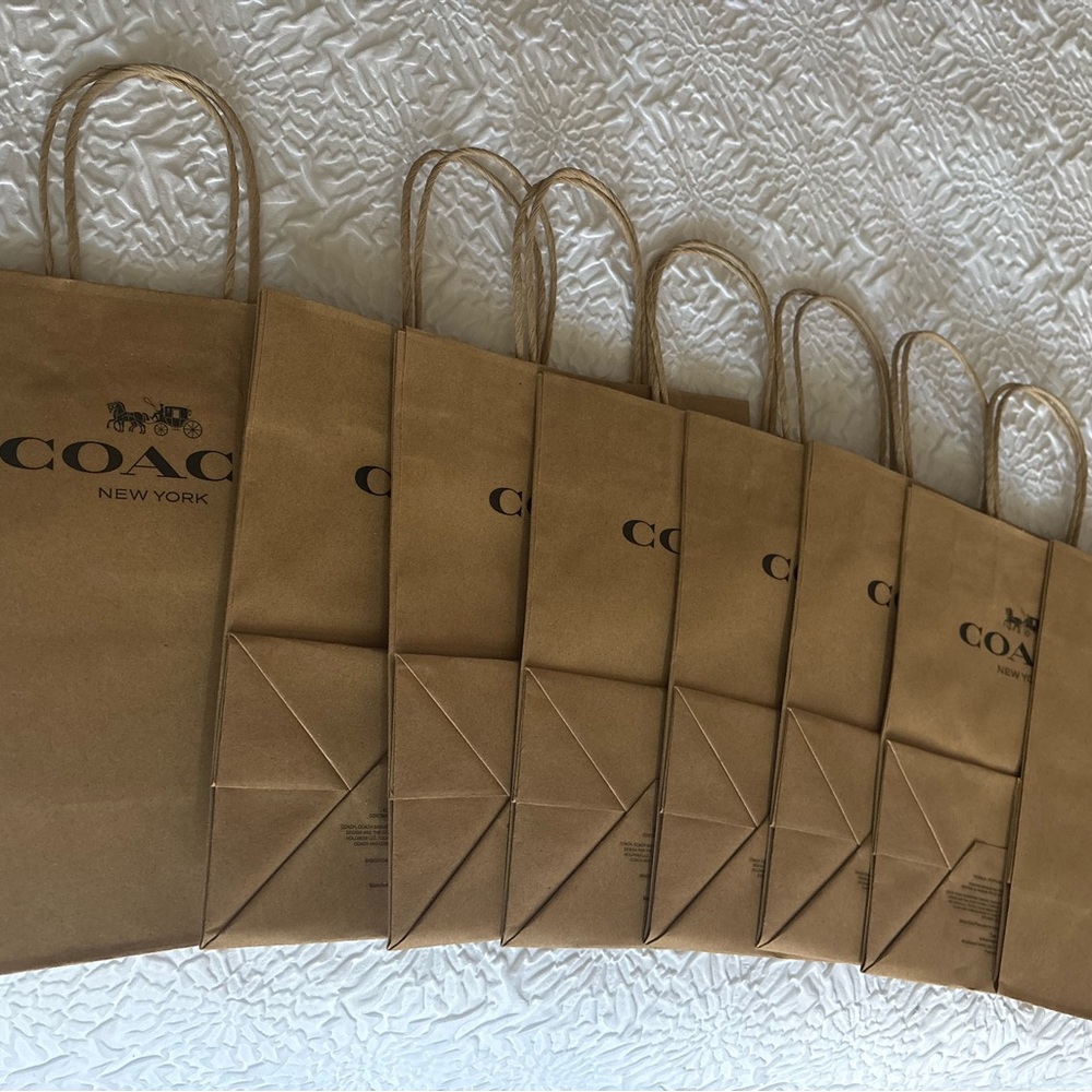 Coach Gift/Shopping Bags Set (8)